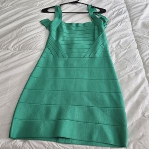 Bebe green dress